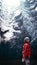 The Ice Cave `Crystal Cave` in VatnajÃ¶kull glacier near Hof in Iceland.