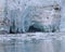 Ice caves on Margerie glacier