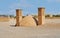 Ice chamber in desert, Yazd, Iran