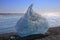 Ice chunks from the Jokulsarlon glacial lagoon, Iceland