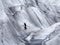 Ice climber on Mendenhall Glacier
