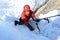 Ice climbing the North Caucasus.