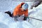 Ice climbing the North Caucasus.