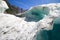 Ice Cove Franz Josef Glacier on a sunny day
