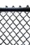 Ice covered Chain link fence