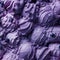 Ice cream blueberry flavors in seamless pattern style. Close up creamy gelato dessert in intricated texture. Generative AI