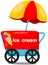 Ice cream cart shop