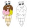 Ice cream cartoon