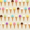 Ice cream collection pattern