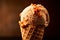 Ice Cream in Cone AI Generated Illustration