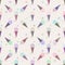 Ice cream cones seamless pattern