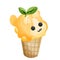 Ice cream cute bear