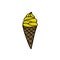 Ice cream doodle icon