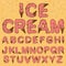 Ice cream font