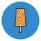 Ice cream, ice lolly Vector Icon which can easily edit
