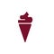 Ice cream icon syringe design very modern design