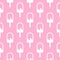 Ice cream lolly seamless pattern on pink background. Popsicle ice-cream