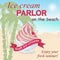 Ice cream parlor on the beach