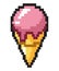 ice cream pixel art