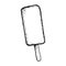 Ice cream popsicle on a stick sketch icon. isolated object