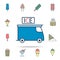 ice cream sales machine colored icon. Ice cream icons universal set for web and mobile