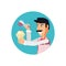 Ice cream salesman avatar character