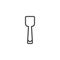 Ice cream scoop outline icon