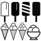 Ice Cream Stick Icons