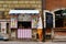 Ice cream street vendor stall