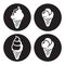 Ice creame icons set