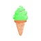ice creams cone tasty watercolor style, Sweet summer delicacy sundaes ice-cream cones and popsicle icon