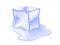 Ice cube ice block icon vector illustration