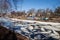 Ice drift on the Kamenka River