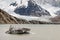 Ice floe on glacial lake in Patagonia