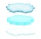 Ice floe icon set, symbol, design. Winter vector illustration on white background.