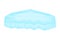 Ice floe vector symbol icon design.