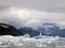 Ice floes from an arctic glacier.