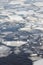 Ice floes background of winter river