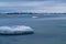 Ice floes of Baltic sea
