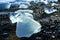 Ice floes at glacier lagoon Jokulsarlon