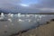 Ice floes on the lake Fjallsarlon glacier lagoon
