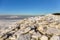 Ice floes near the sea