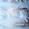 Ice flowers on glass - texture and background. High resolution and beautiful details