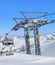 Ice Flyer ski lift on Mt. Titlis in Switzerland