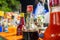 Ice gola is being prepared, Indian street delicacy