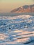 Ice hummocks on Lake Baikal