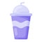 Ice juice cream single isolated icon with flat style