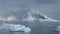 Ice mountains and Icebergs in Antarctica