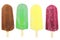 Ice pops fruits