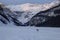 Ice Rink Lake Louise Dogs